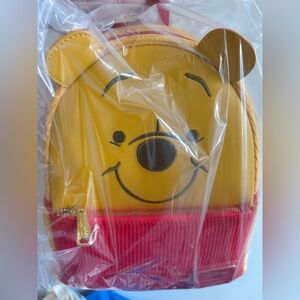 Loungefly Yellow & Pinky red Winnie the Pooh Mini Backpack